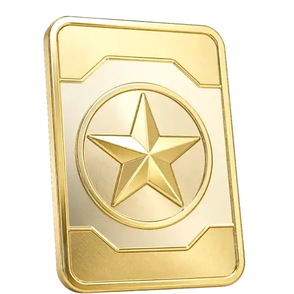 Star-emblem card — Garrison Bet